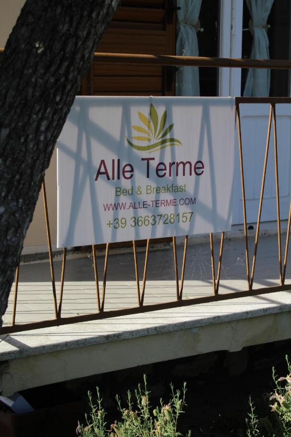Alle Terme B&B Rapolano Terme Esterno foto